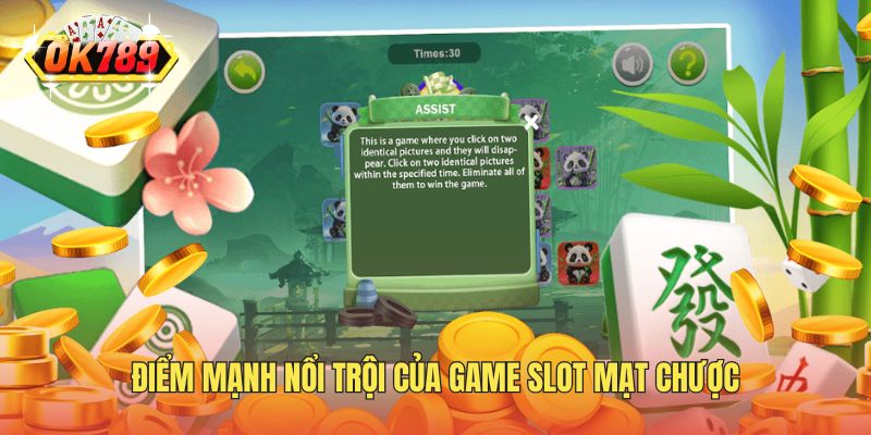 Điểm mạnh nổi trội của game slot mạt chược
